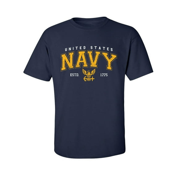 United States Navy 1775 Arch Adult Short Sleeve T-shirt