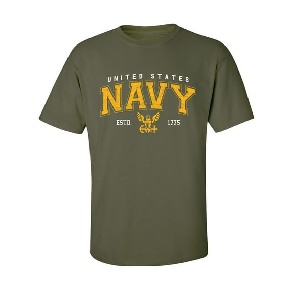 United States Navy 1775 Arch Adult Short Sleeve T-shirt