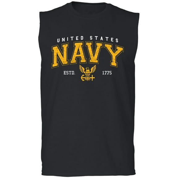 United States Navy 1775 Arch Adult Sleeveless Tee