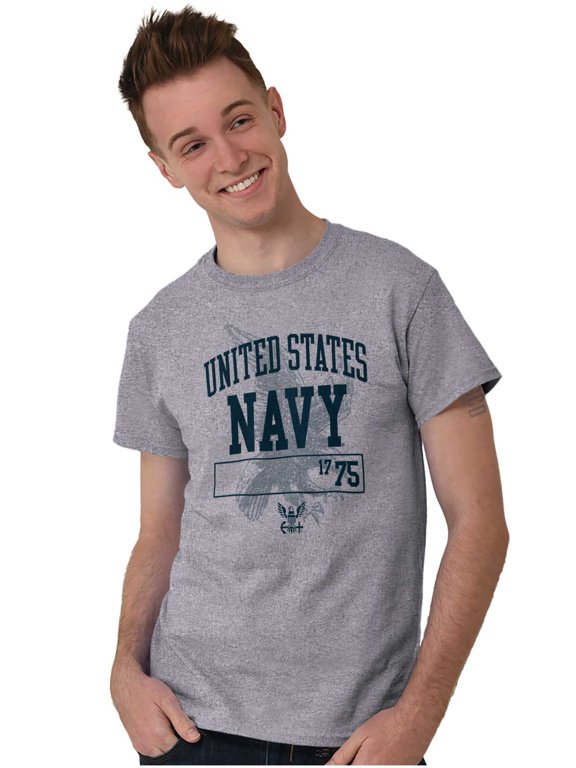 United States Navy 1775 Eagle Anchor Men's Graphic T Shirt Tees Brisco Brands X