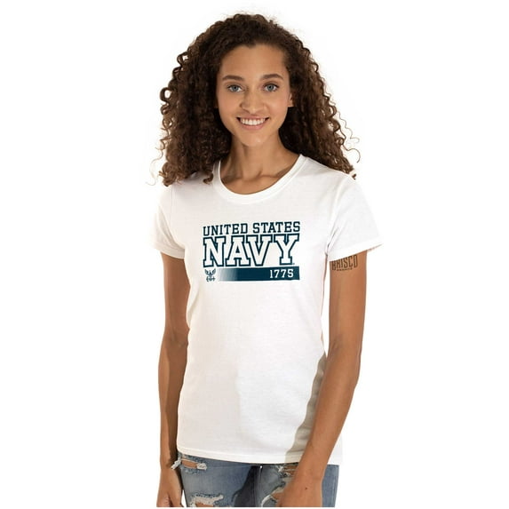United States Navy Anchor Logo 1775 Women's Plus Size Shirt Brisco Brands 2X