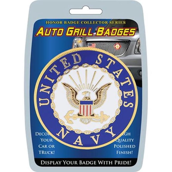 Eagle Emblems MD6101 Car Grill Decal - US Navy - 3 in.