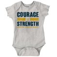 thumbnail image 1 of United States Navy Courage Strength Romper Boys or Girls Infant Baby Brisco Brands 12M, 1 of 6
