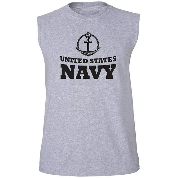 United States Navy Crest Adult Sleeveless Tee