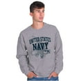 thumbnail image 1 of United States Navy Eagle Anchor 1775 Unisex Plus Size Sweatshirt Brisco Brands 2X, 1 of 5