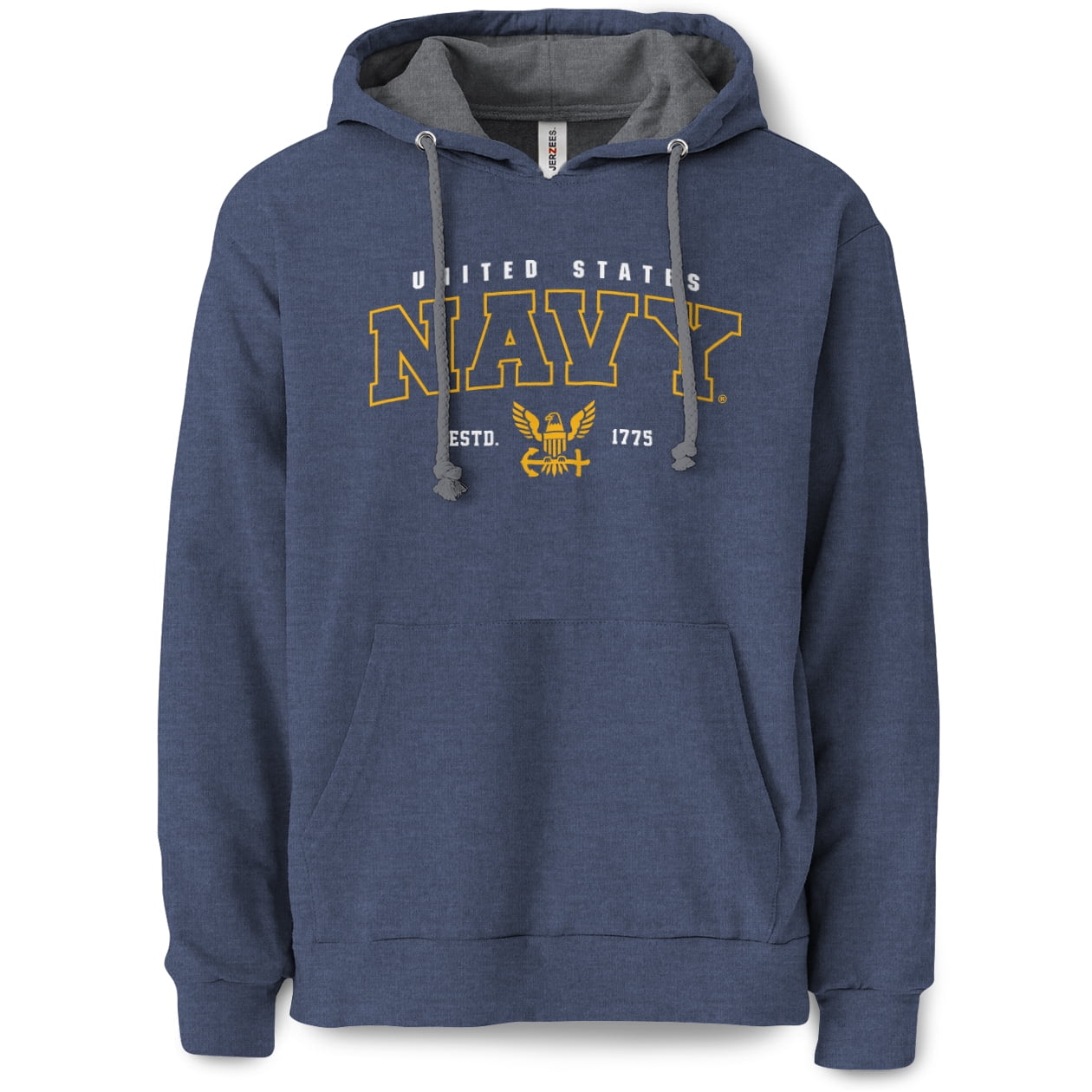 Navy Hoodie With Computer Science Logo Small