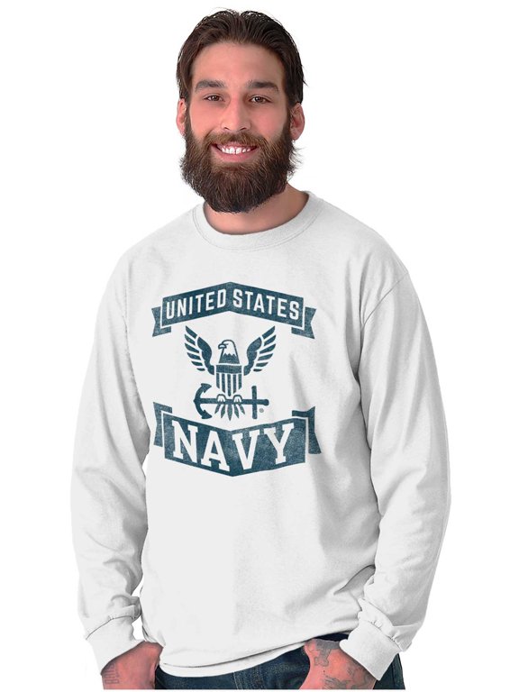 United States Navy Eagle Anchor Long Sleeve TShirt Men Women Brisco Brands S