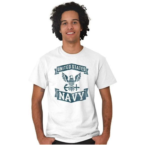 United States Navy Eagle Anchor Men's Graphic T Shirt Tees Brisco Brands X