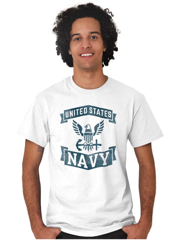 United States Navy Eagle Anchor Men's Graphic T Shirt Tees Brisco Brands X