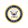 thumbnail image 1 of United States Navy Logo Edible Cake Topper-8" Round, 1 of 1