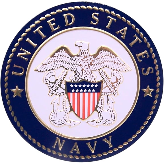 United States Navy Military Decal Emblem, 4 Inch