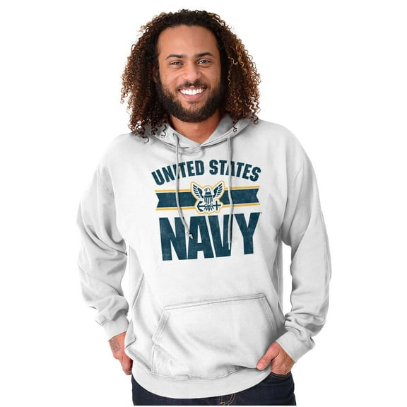 United States Navy Military Logo Icon Hoodie Sweatshirt Women Men Brisco Brands M