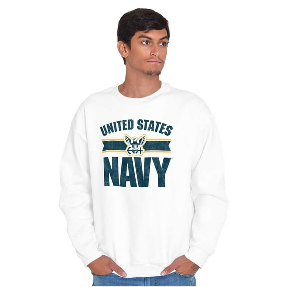 United States Navy Military Logo Unisex Plus Size Sweatshirt Brisco Brands 2X