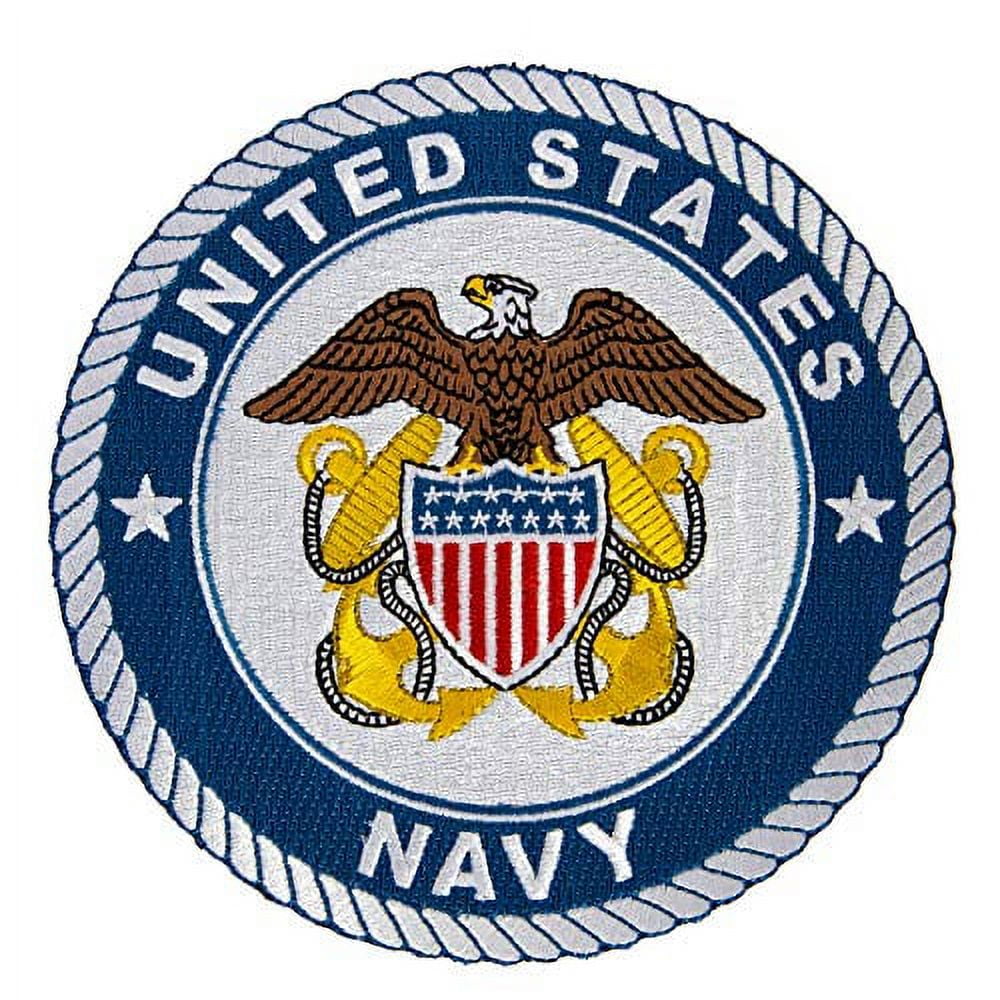 United States Navy Patch Embroidered Appliqué Patch Sew or Iron On ...