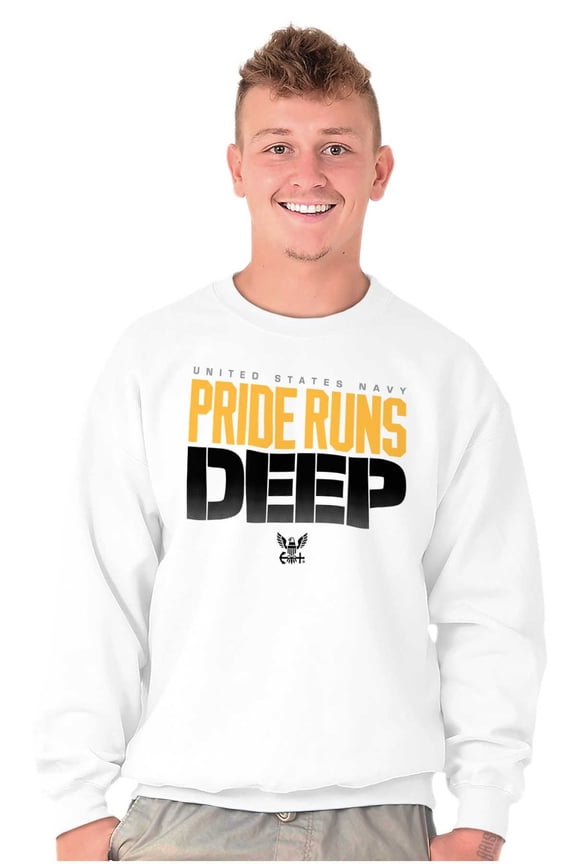 United States Navy Pride Runs Deep Unisex Plus Size Sweatshirt Brisco Brands 3X