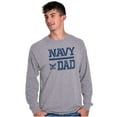 thumbnail image 1 of United States Navy Proud Father Men's Long Sleeve Tee T Shirt Brisco Brands S, 1 of 1