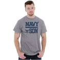 thumbnail image 1 of United States Navy Proud Son Men's Graphic T Shirt Tees Brisco Brands S, 1 of 1