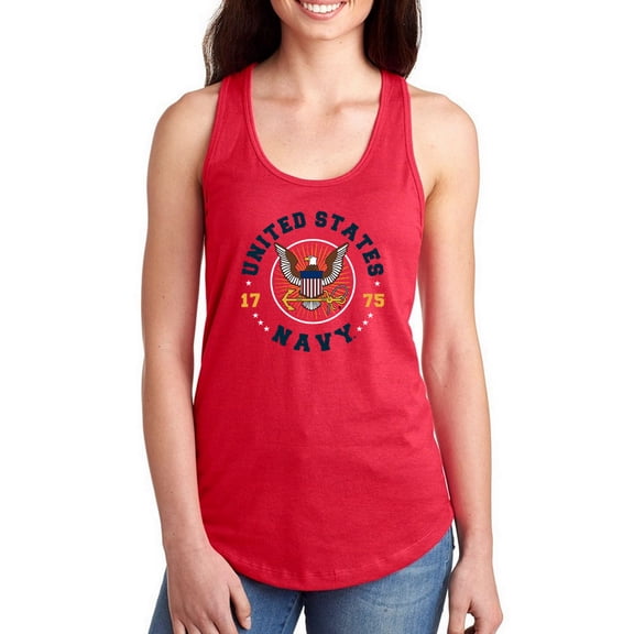 United States Navy Racerback Tank Women -Navy Designs, Female x-Small