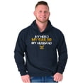 thumbnail image 1 of United States Navy Sailor Husband Hoodie Sweatshirt Women Men Brisco Brands S, 1 of 1