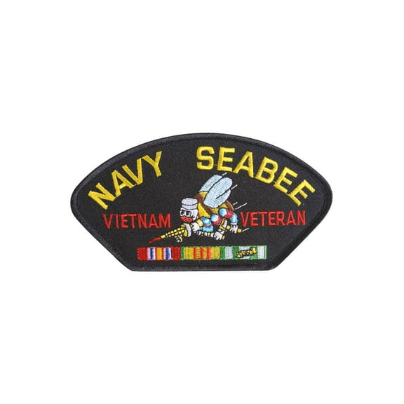 United States Navy Seabee Vietnam Veteran Patch
