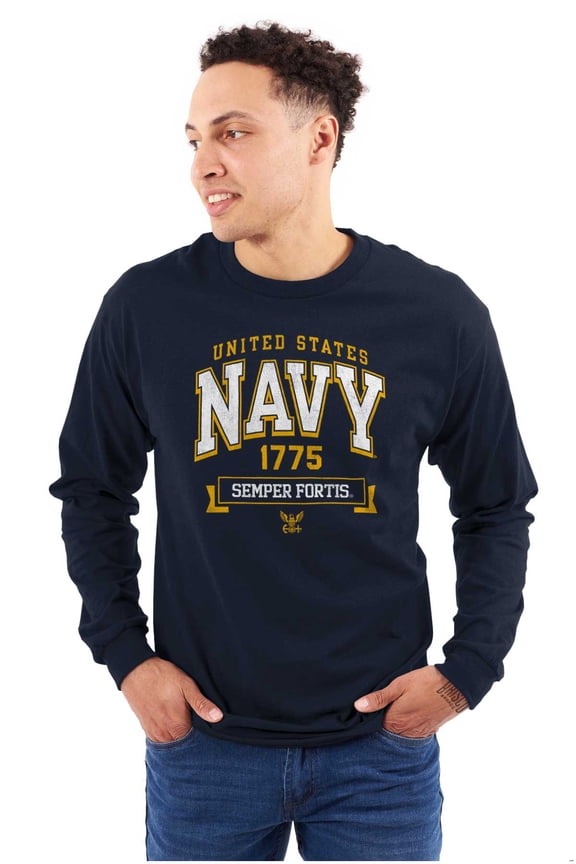 United States Navy Semper Fortis 1775 Long Sleeve TShirt Men Women Brisco Brands X