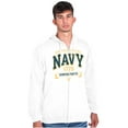 thumbnail image 1 of United States Navy Semper Fortis 1775 Unisex Plus Size Zip Hoodie Brisco Brands 3X, 1 of 5