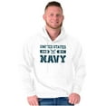 thumbnail image 1 of United States Navy Logo Since 1775 Unisex Plus Fleece Graphic Hoodie Brisco Brands 4X, 1 of 5