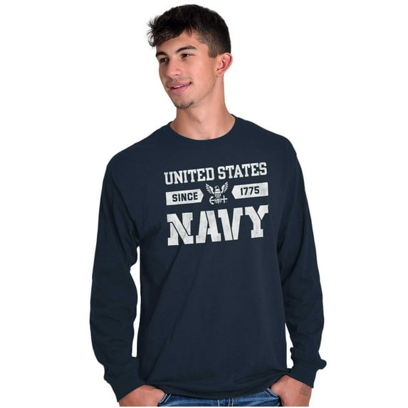United States Navy Since 1775 Long Sleeve TShirt Men Women Brisco Brands S
