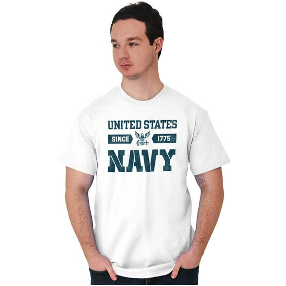 United States Navy Since 1775 Men's Graphic T Shirt Tees Brisco Brands M