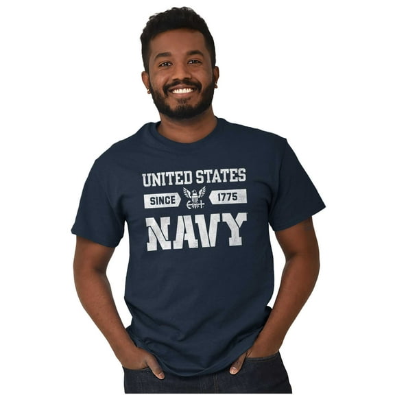 United States Navy Since 1775 Men's Graphic T Shirt Tees Brisco Brands S