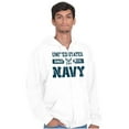 thumbnail image 1 of United States Navy Since 1775 Zip Up Hoodie Men's Women's Brisco Brands M, 1 of 6