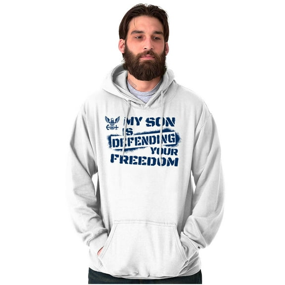 United States Navy Son Defending Freedom Hoodie Sweatshirt Women Men Brisco Brands M