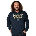 thumbnail image 1 of United States Navy Strong Anchor Logo Hoodie Sweatshirt Women Men Brisco Brands S, 1 of 6