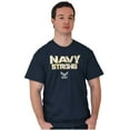 thumbnail image 1 of United States Navy Strong Anchor Logo Men's Graphic T Shirt Tees Brisco Brands S, 1 of 4