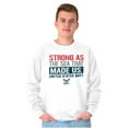 thumbnail image 1 of United States Navy Strong As The Sea Unisex Plus Size Sweatshirt Brisco Brands 2X, 1 of 5
