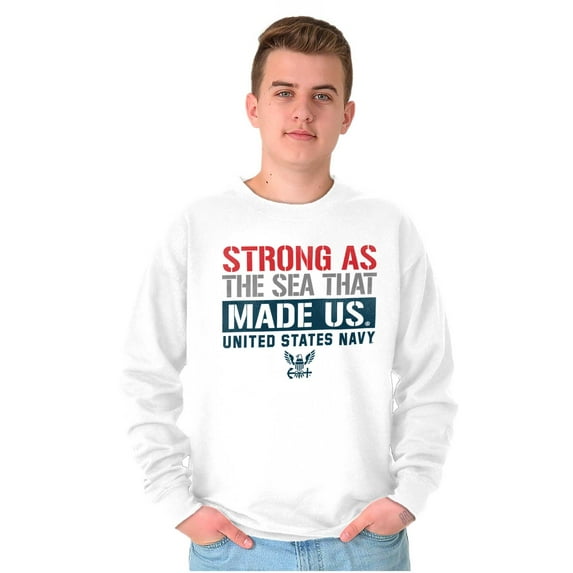 United States Navy Strong As The Sea Unisex Plus Size Sweatshirt Brisco Brands 2X