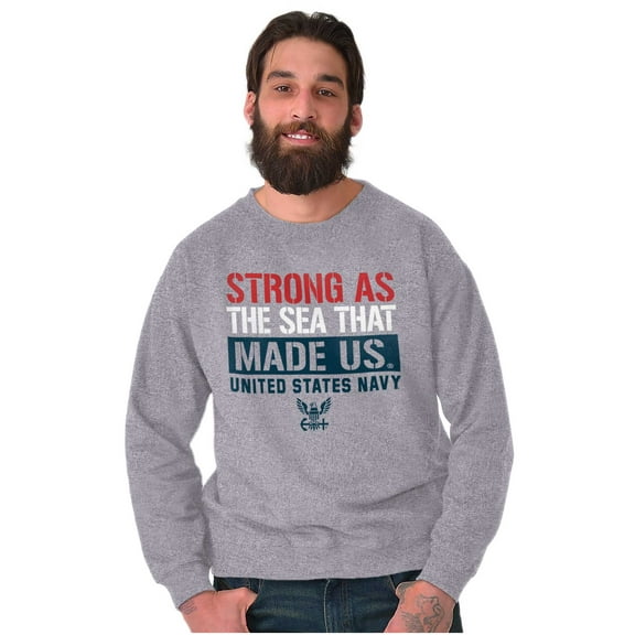 United States Navy Strong As The Sea Unisex Plus Size Sweatshirt Brisco Brands 3X