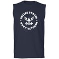 thumbnail image 1 of United States Navy Veteran Circle Logo Adult Sleeveless Tee, 1 of 3