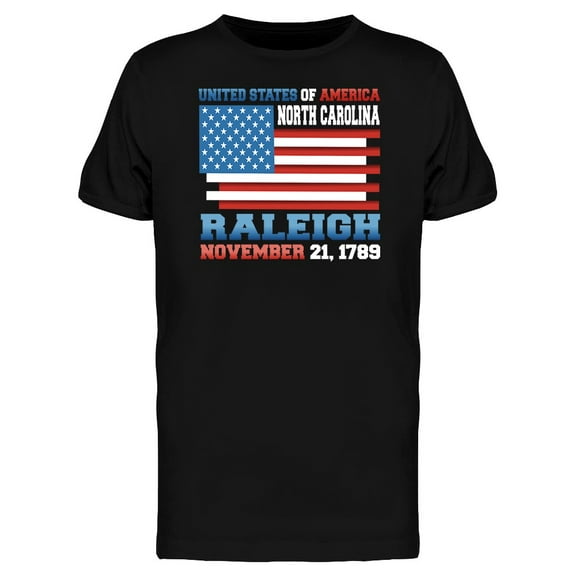 United States North Carolina T-Shirt Men -Image by Shutterstock, Male 3X-Large