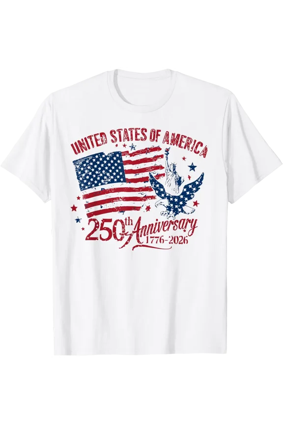 United States Of America 250Th Anniversary 1776 2026 Women T-Shirt Unisex Full Size S-5XL