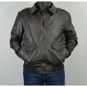 United States Of America Bomber Leather Jacket