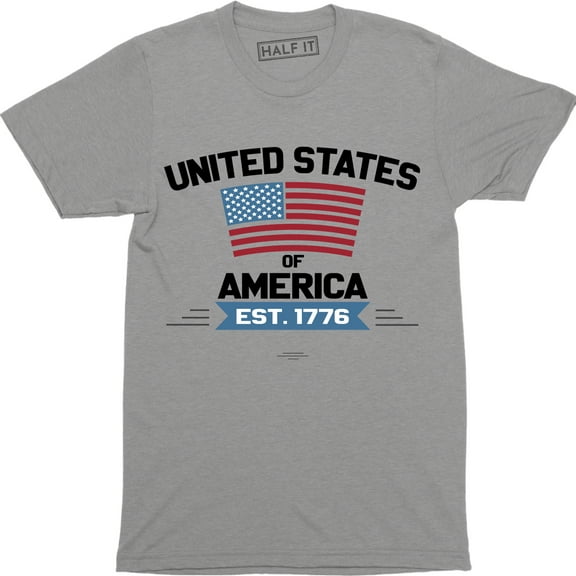 United States Of America Est. 1776 - Patriotic Freedom Men's T-Shirt