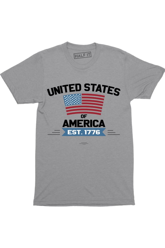 United States Of America Est. 1776 - Patriotic Freedom Men's T-Shirt