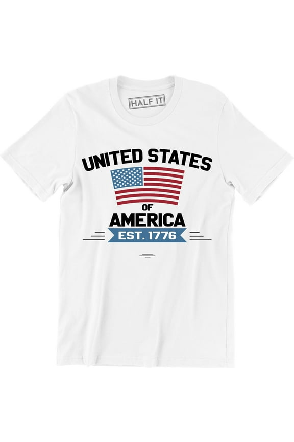 United States Of America Est. 1776 - Patriotic Freedom Men's T-Shirt