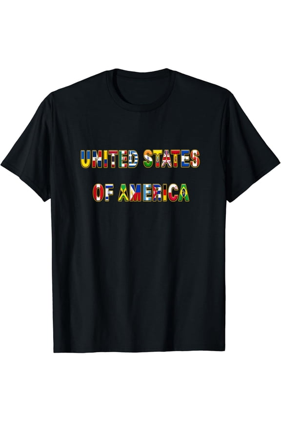 United States Of America, Flags Of The World T-Shirt All Size S-5Xl