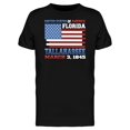 thumbnail image 1 of United States Of America Florida T-Shirt Men -Image by Shutterstock, Male 3X-Large, 1 of 2