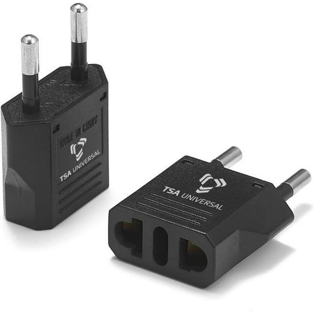 United States to Portugal Travel Power Adapter to Connect North