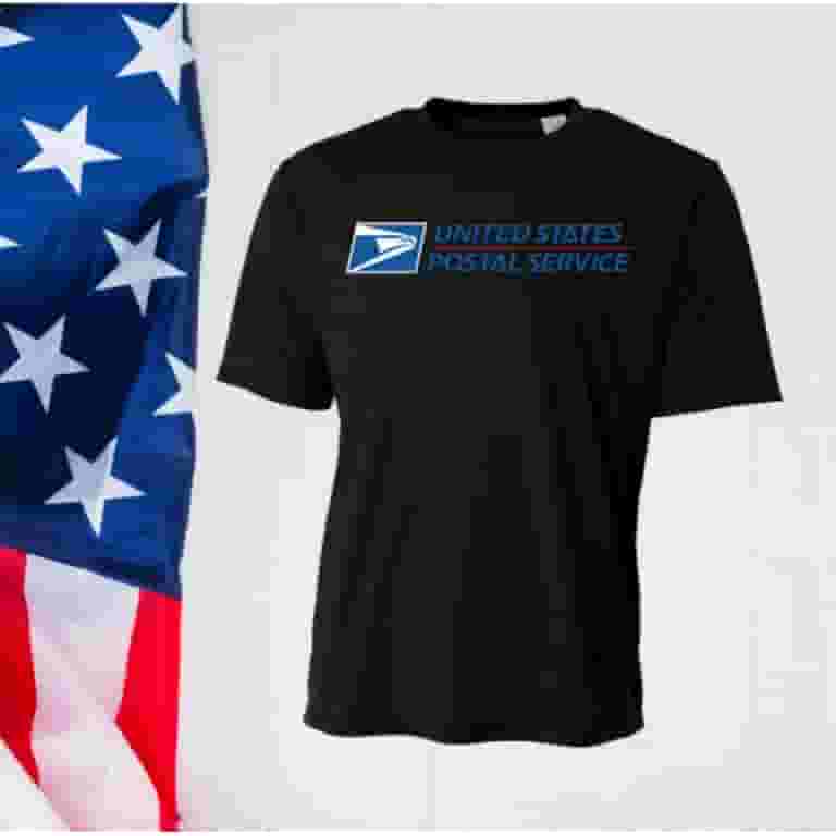 【HAVE A GOOD TIME 】Post Office Logo SS Tee United States Postal Service T-shirt Color Logo PERFORMANCE