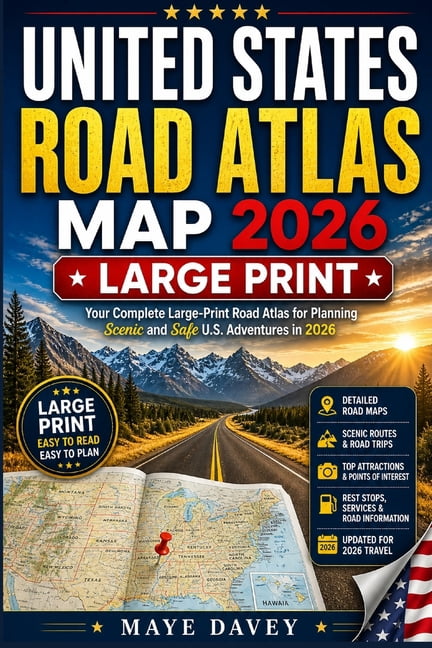 New Books Walmart Com United States Road Atlas Map 2026 Large Print Your Complete Large Print Road Atlas For Planning Scenic And Safe U S Paperback 431902b7 7418 405f 86d9 