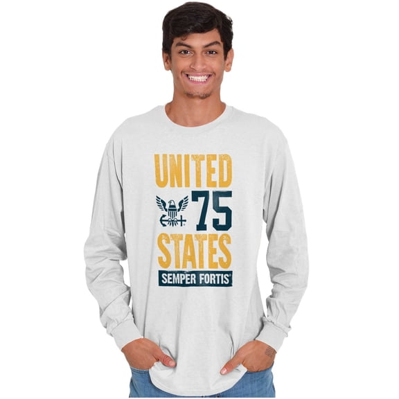 United States Semper Fortis Navy Long Sleeve TShirt Men Women Brisco Brands S